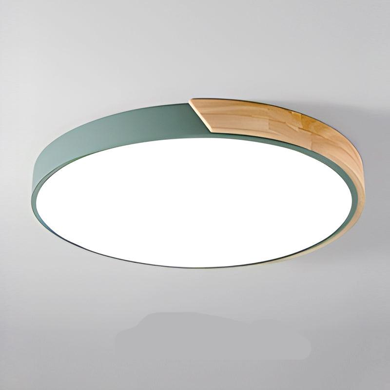 Nordic Wooden Macaroon Ceiling Light