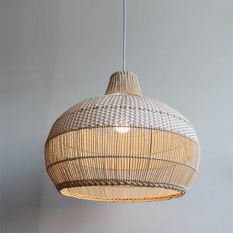 Rattan Woven Pendant Light