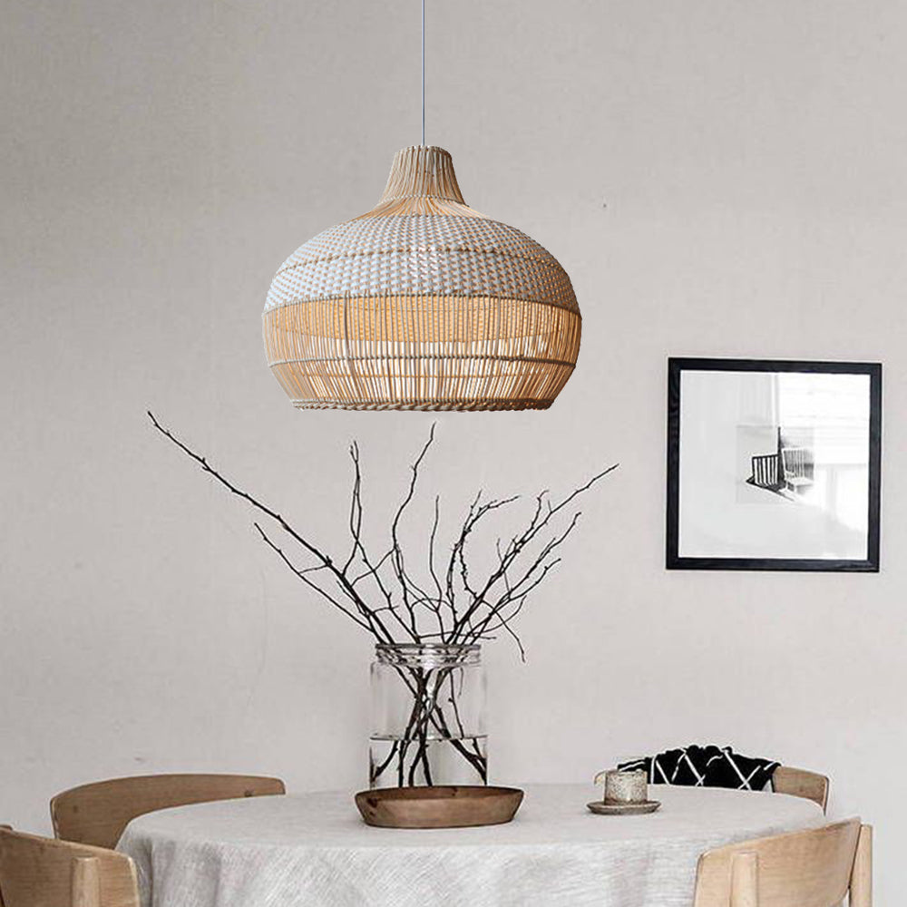 Rattan Woven Pendant Light
