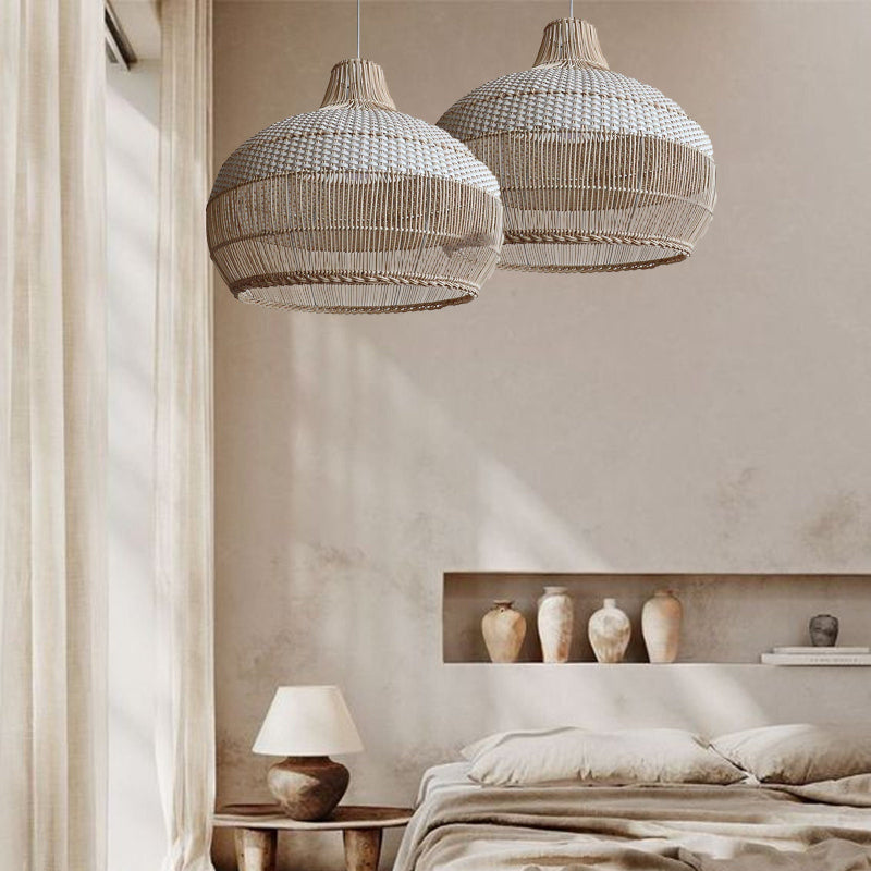 Rattan Woven Pendant Light