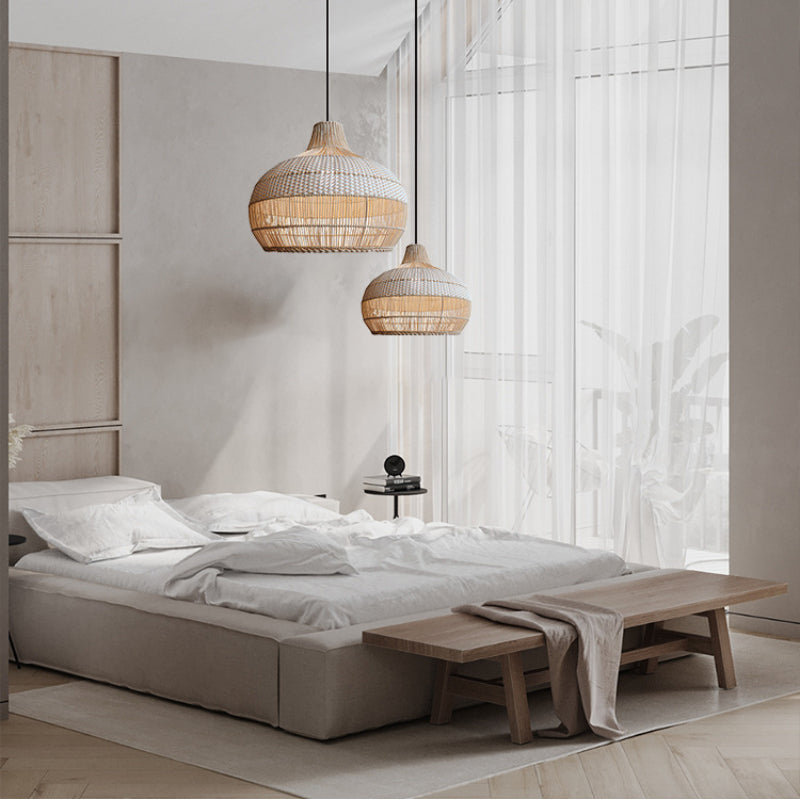 Rattan Woven Pendant Light