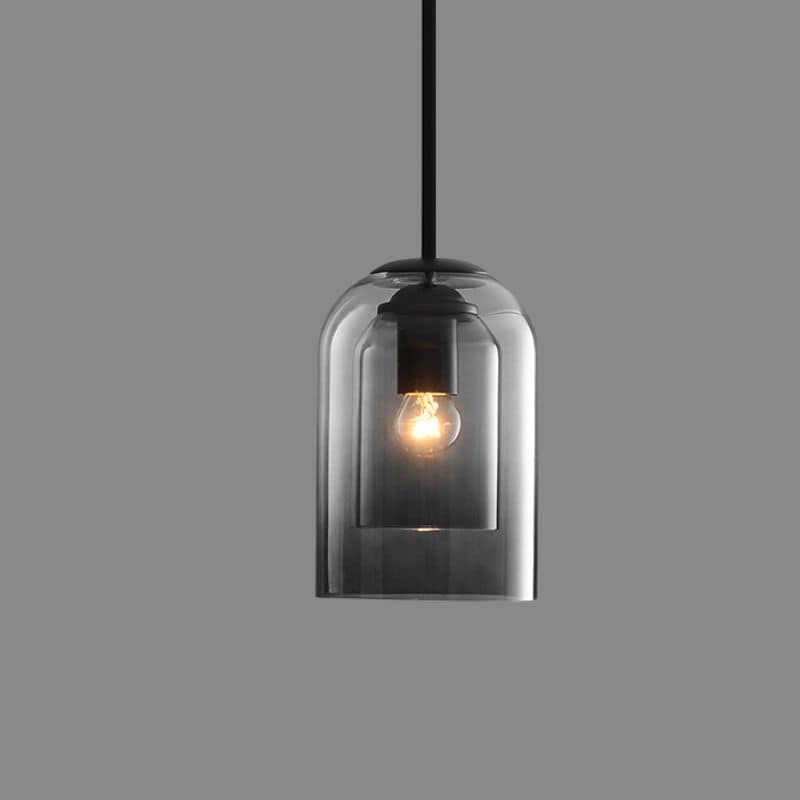 Double Glass Mica Pendant Light