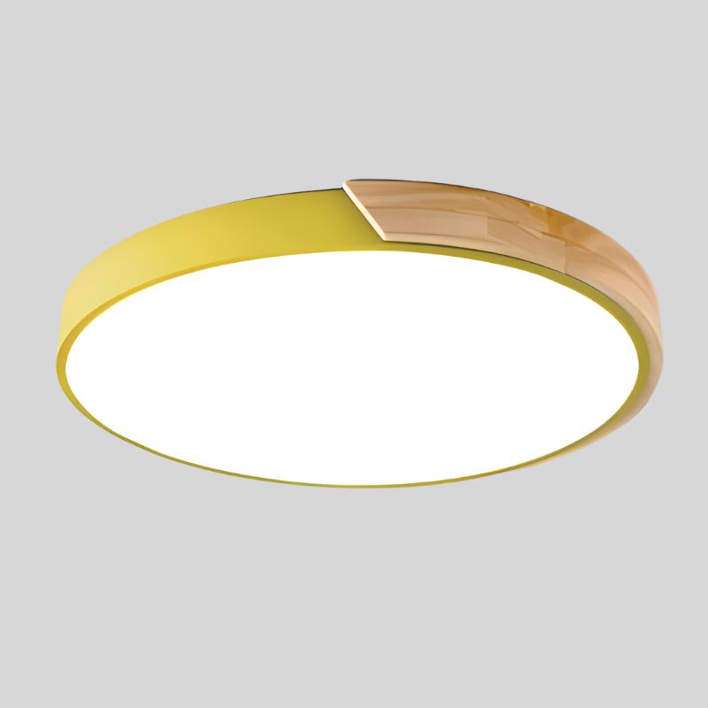 Nordic Wooden Macaroon Ceiling Light