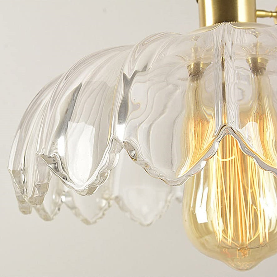 Vintage Glass Pendant Light