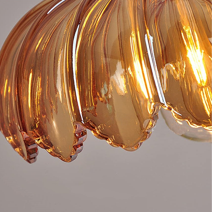 Vintage Glass Pendant Light